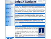 Tablet Screenshot of jaipurrealtors.com